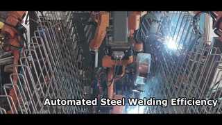 Bridge automated welding production line