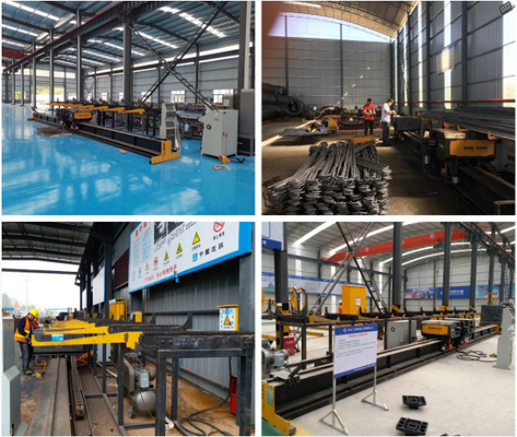 Steel Bar CNC Automatic Rebar Bending Machine PLC Control 5KW/H