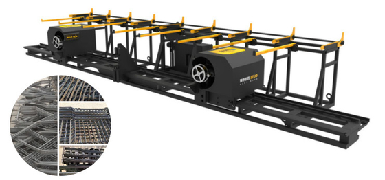 20KW CNC Rebar Bending Machine High Accuracy PLC Control High Efficient