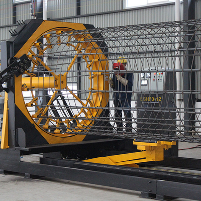 2200mm CNC Cage Making Machine PLC Control Rolling Cage Welding Machine