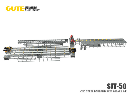 Buy 50m/Min Rebar Saw Shear Line CNC Sawing Cutting GB4240 online manufacture