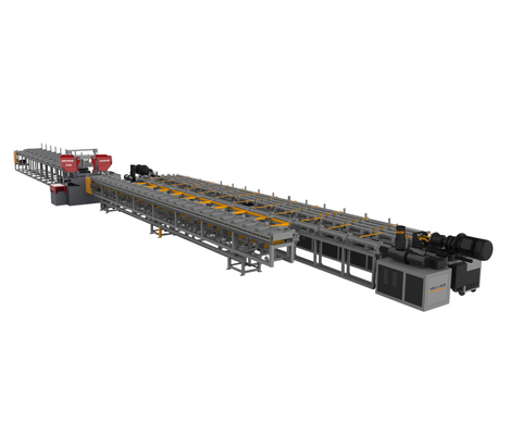 Buy 12m Sawing Cutting CNC Steel Rebar Shearing Line Machine ISO9001 online manufacture