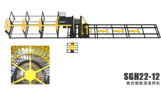 Good price Automatic Pile Cage Welding Machine 15T 2.8m/Min High Dimensional Accuracy online