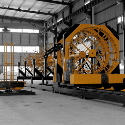 Good price GUTE Rolling Pile Cage Making Machine PLC Control Robot Welder online